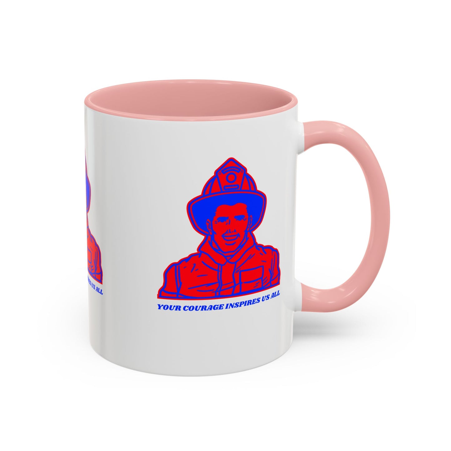 Firefighter Accent Coffee Mug – Your courage inspires us all