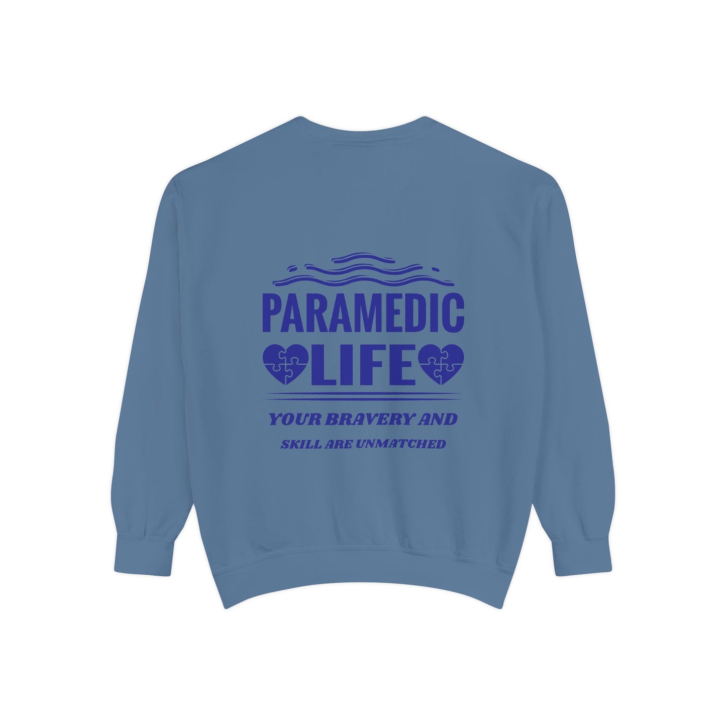 EMS Unisex Garment-Dyed Sweatshirt –Your bravery and skill are unmatched