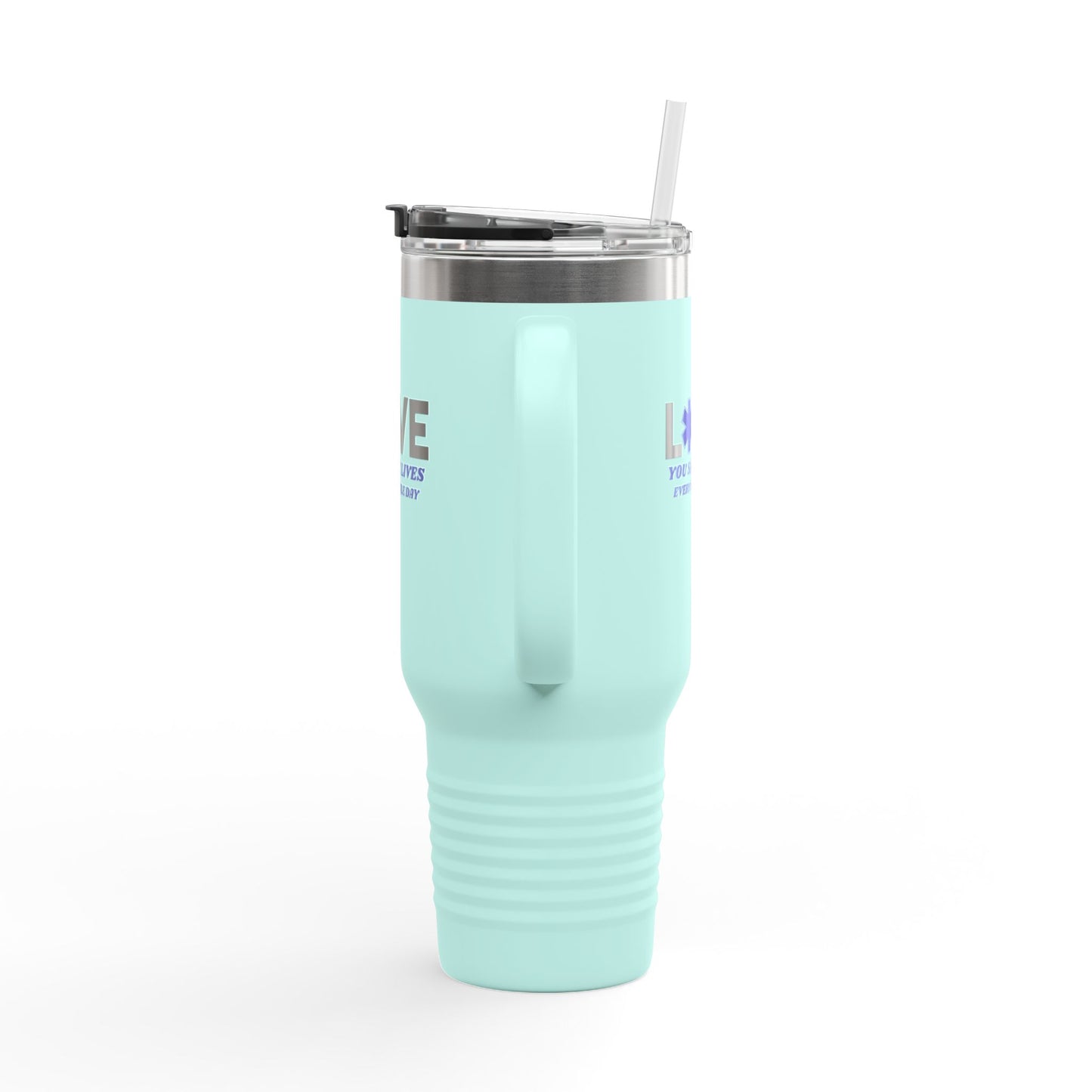 EMS Insulated Travel Mug, 40oz - You save lives every single day