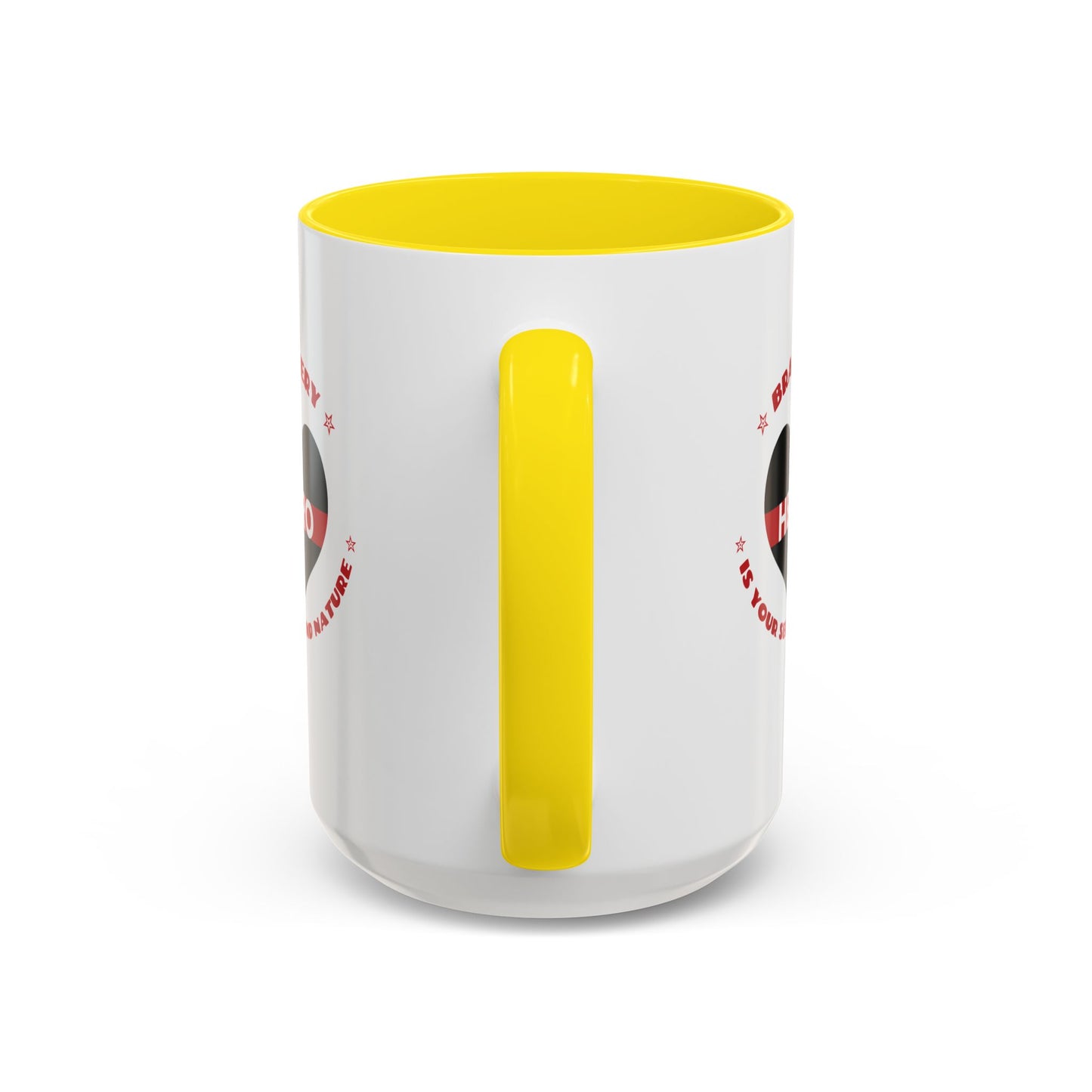 Firefighter Accent Coffee Mug – Bravery is your second nature