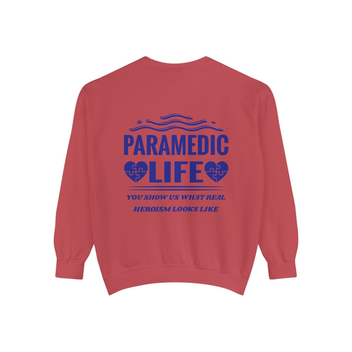 EMS Unisex Garment-Dyed Sweatshirt –You show us what real heroism looks like