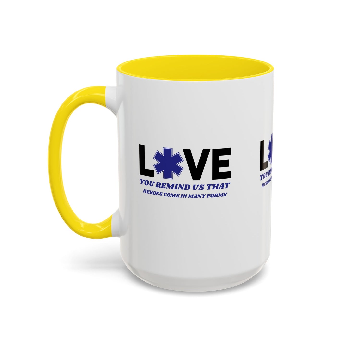 EMS Accent Coffee Mug – You remind us that heroes come in many forms