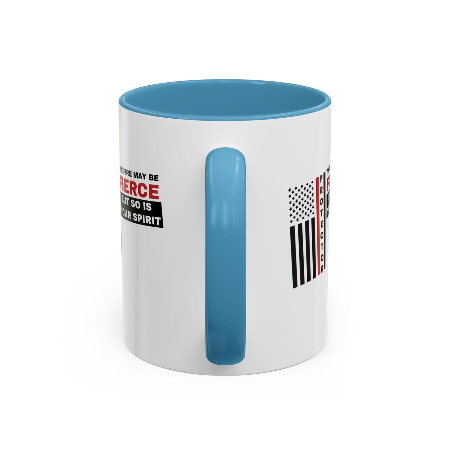 Firefighter Accent Coffee Mug – The fire may be fierce, but so is your spirit