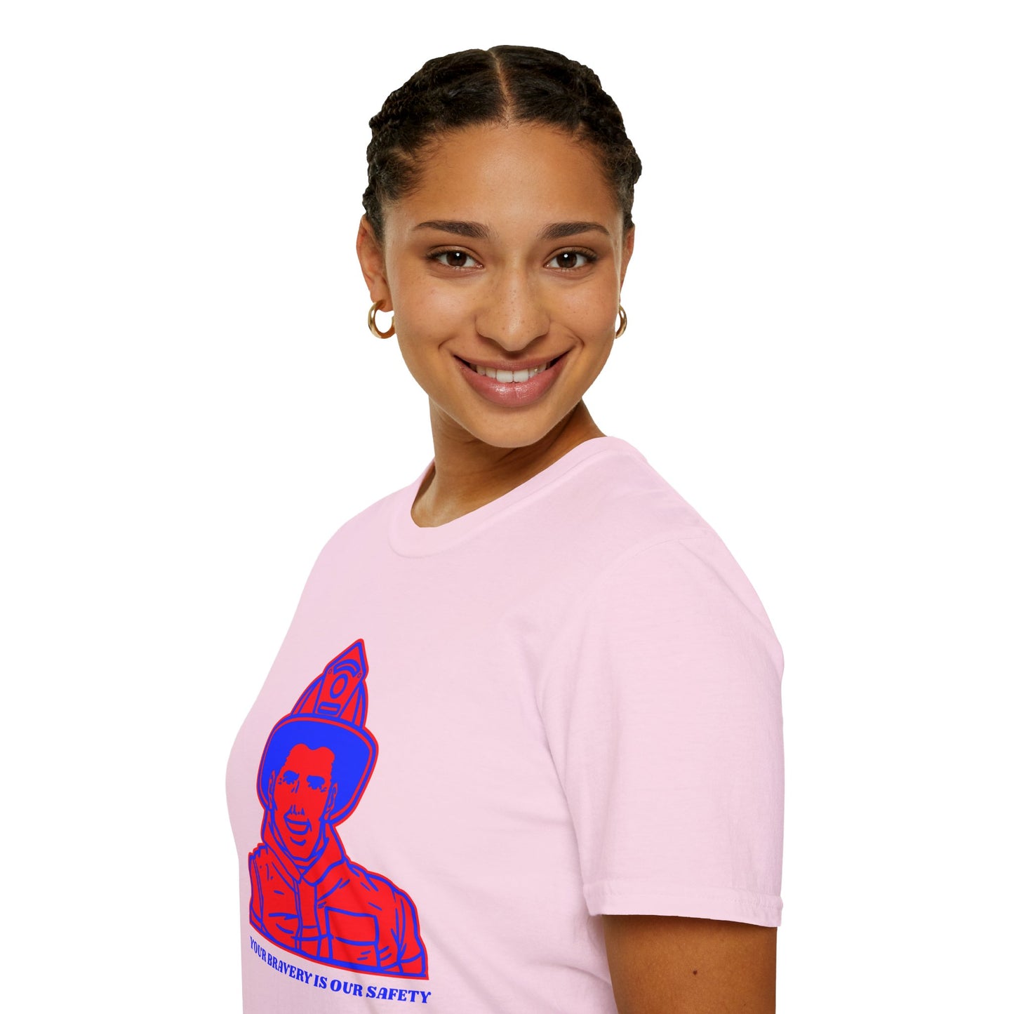 Firefighter Softstyle T-Shirt – Your bravery is our safety