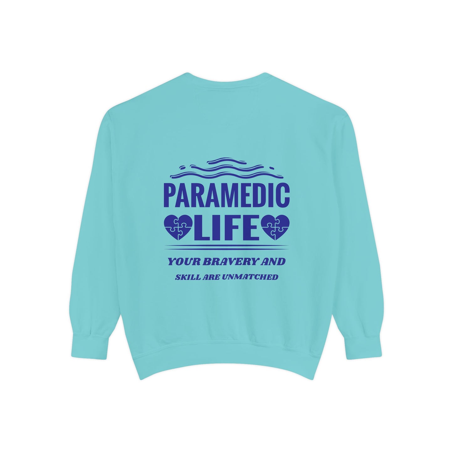 EMS Unisex Garment-Dyed Sweatshirt –Your bravery and skill are unmatched
