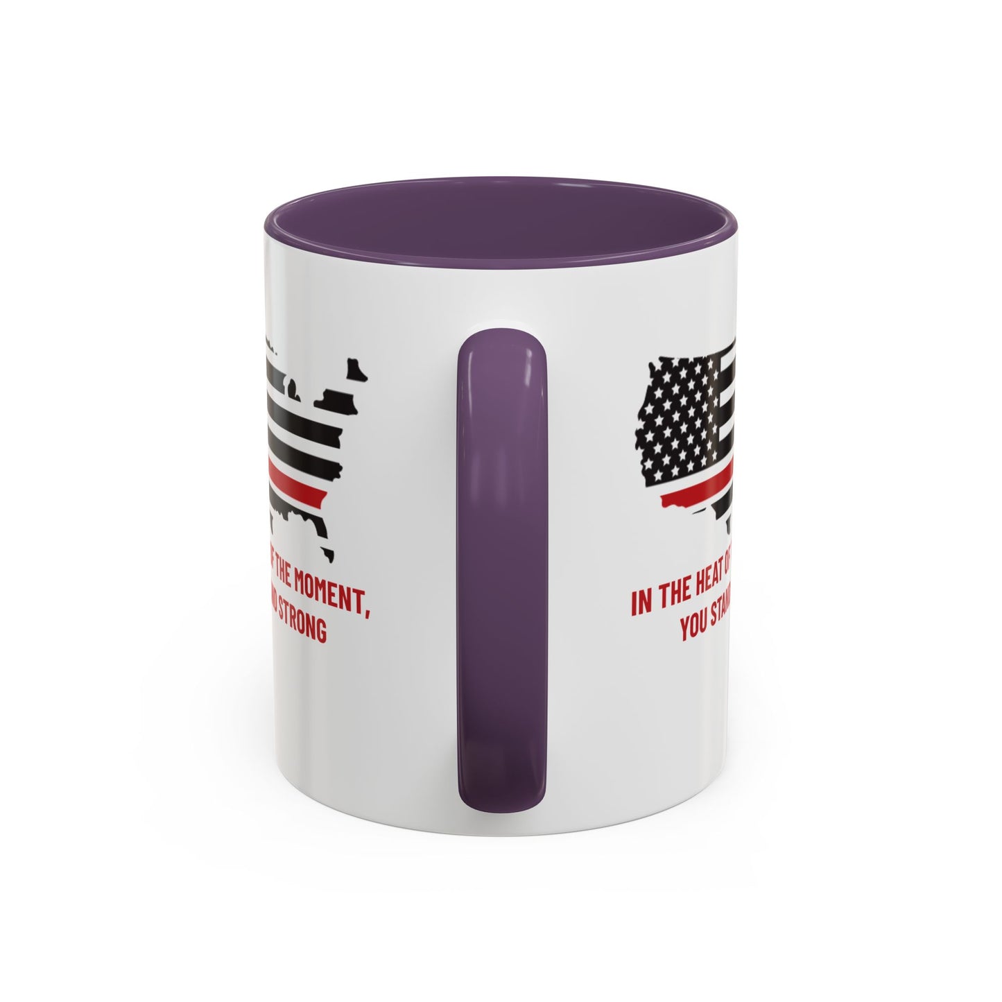 Firefighter Accent Coffee Mug – In the heat of the moment, you stand strong