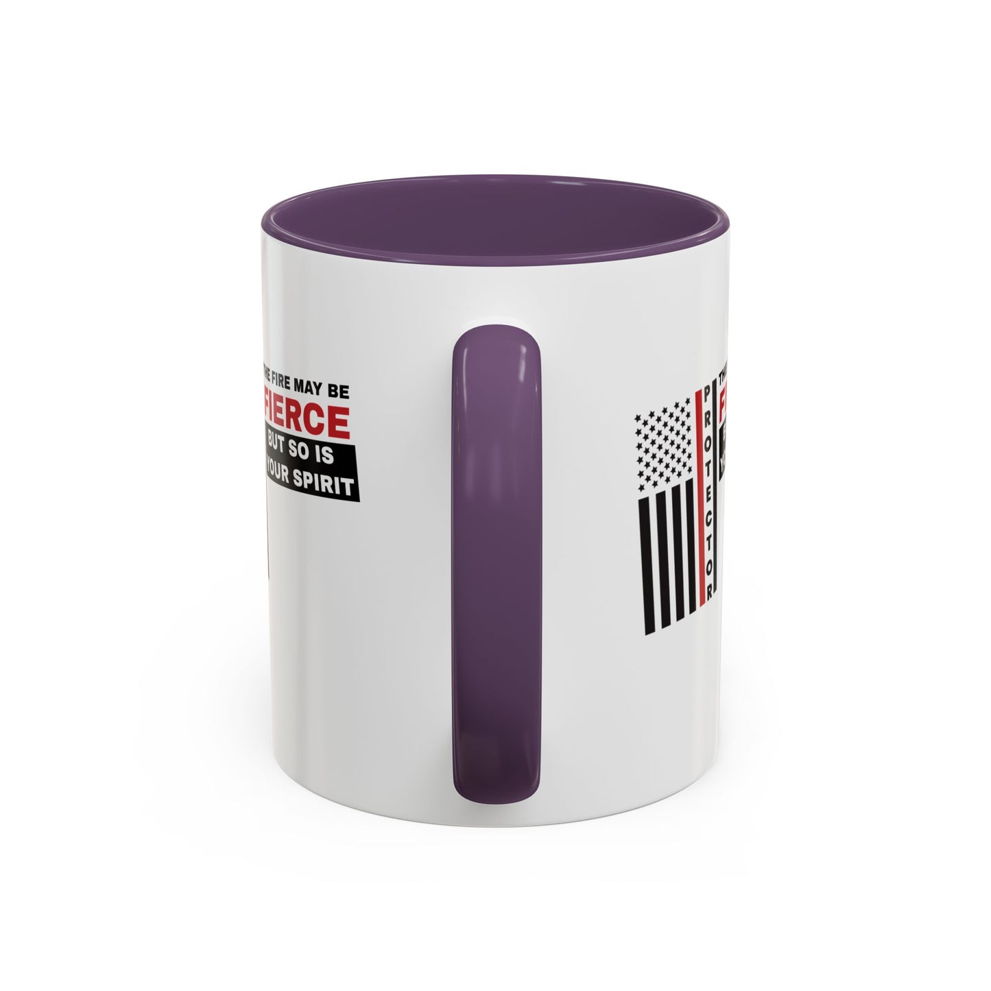 Firefighter Accent Coffee Mug – The fire may be fierce, but so is your spirit
