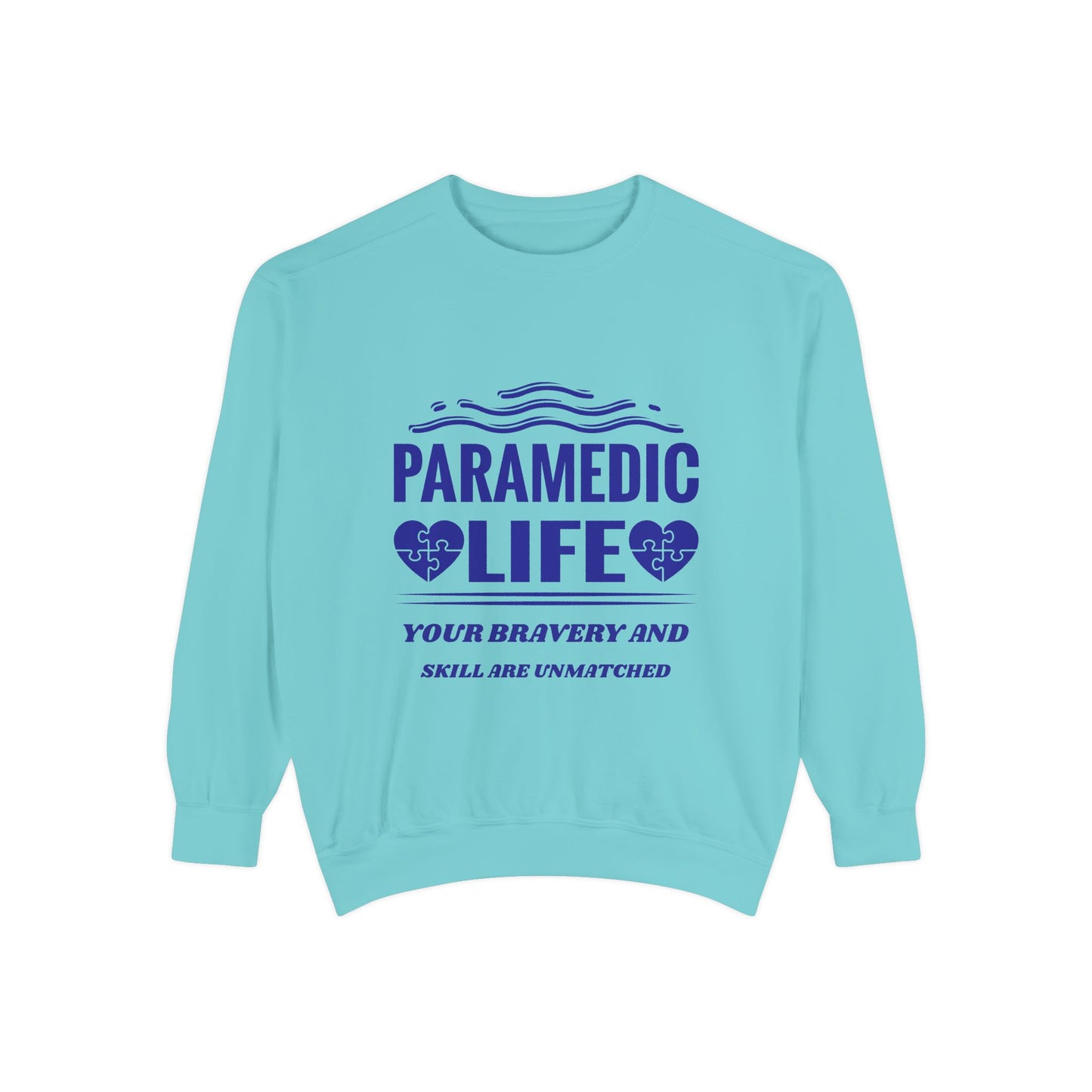EMS Unisex Garment-Dyed Sweatshirt –Your bravery and skill are unmatched