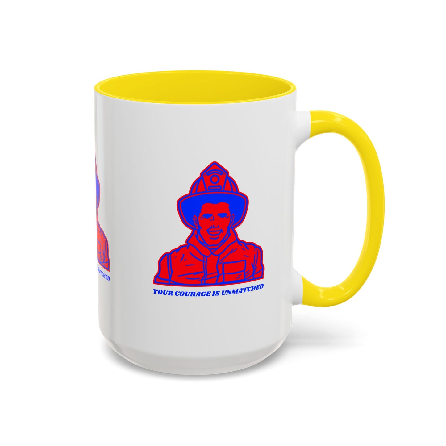 Firefighter Accent Coffee Mug – Your courage is unmatched