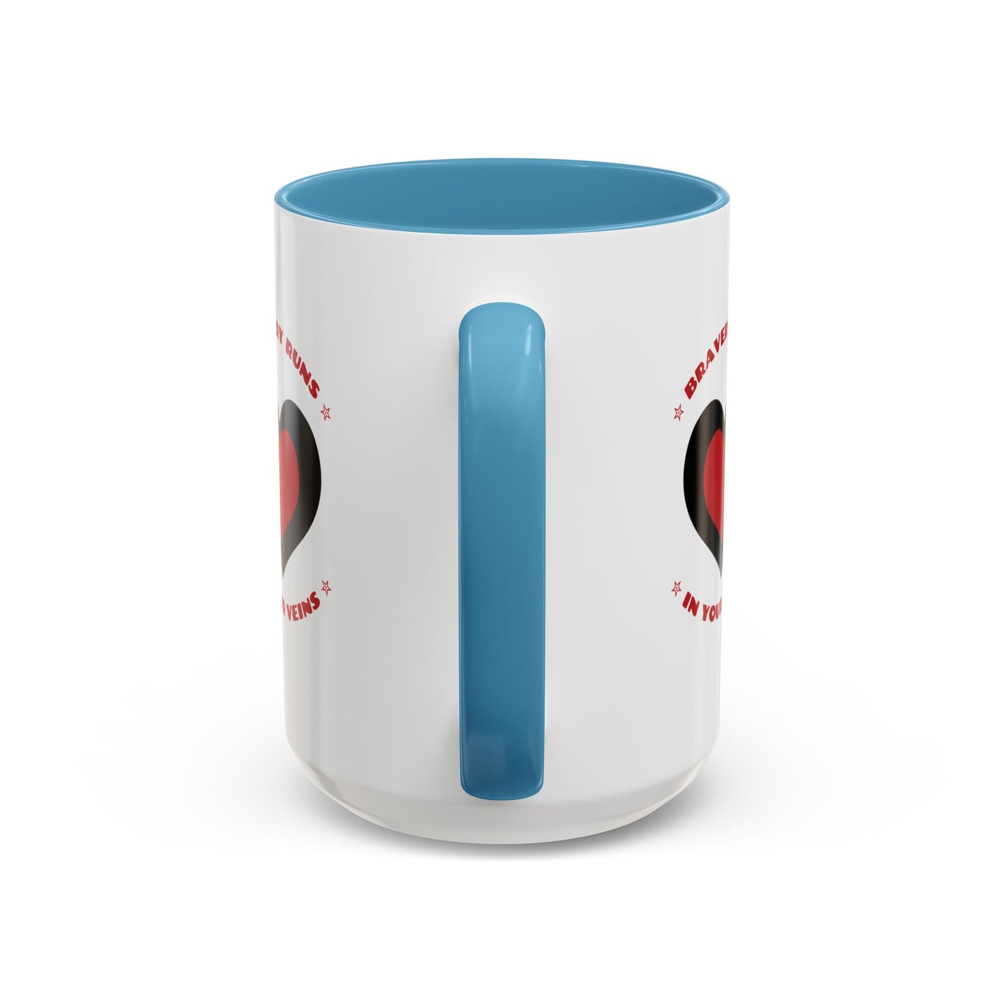 Firefighter Accent Coffee Mug – Bravery runs in your veins