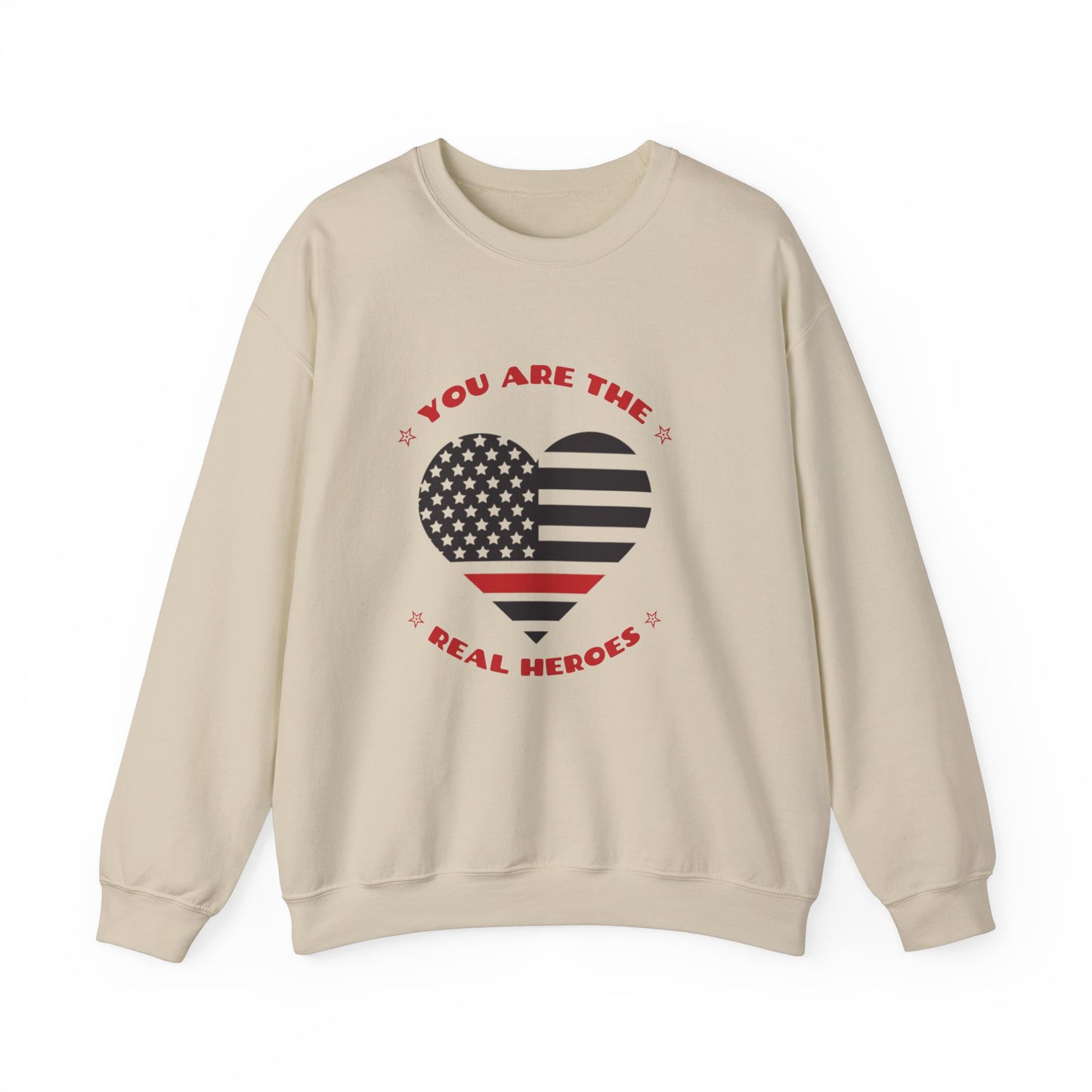 Firefighter Unisex Heavy Blend Crewneck Sweatshirt – You are the real heroes