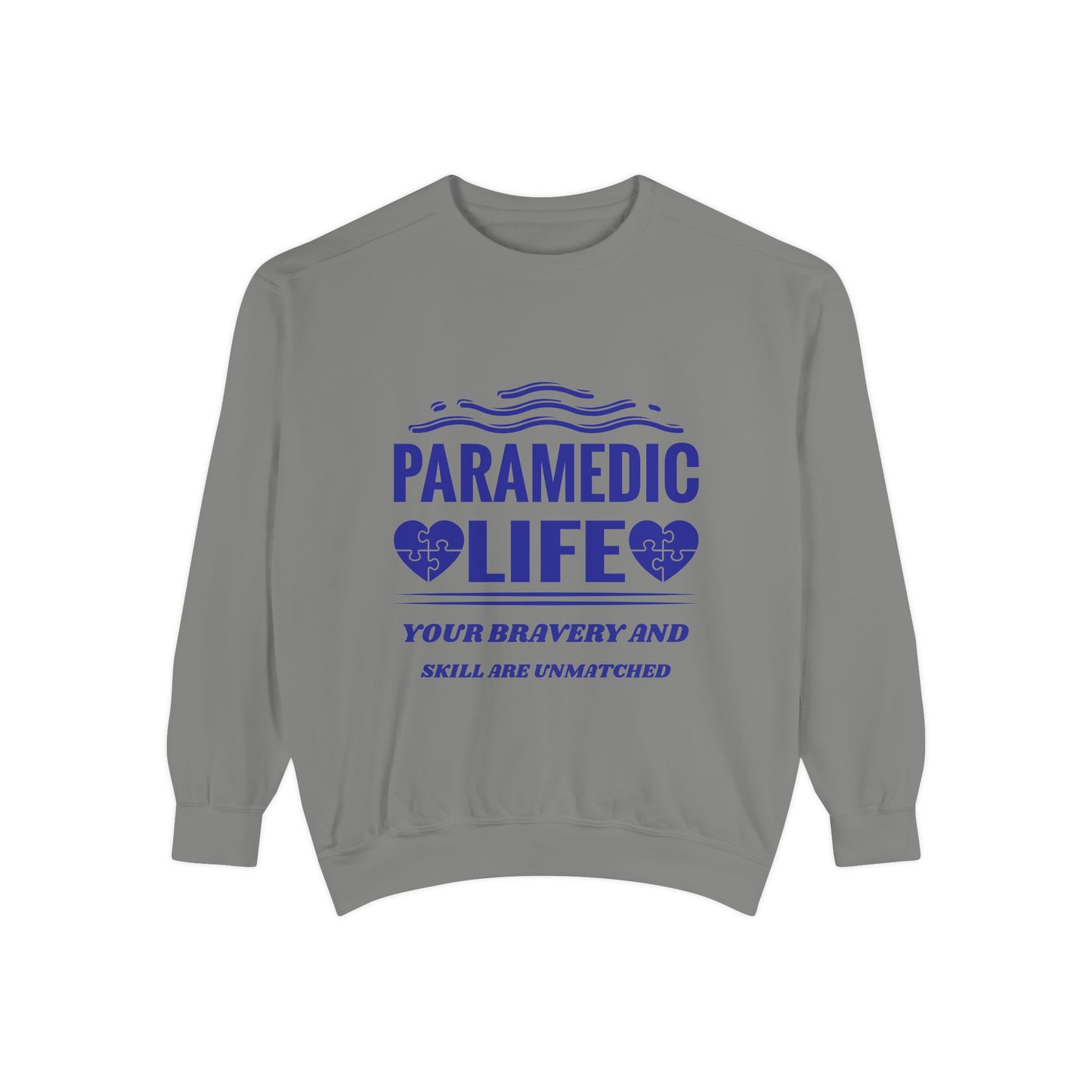 EMS Unisex Garment-Dyed Sweatshirt –Your bravery and skill are unmatched
