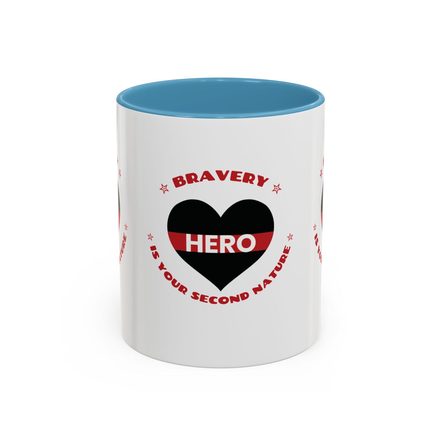 Firefighter Accent Coffee Mug – Bravery is your second nature