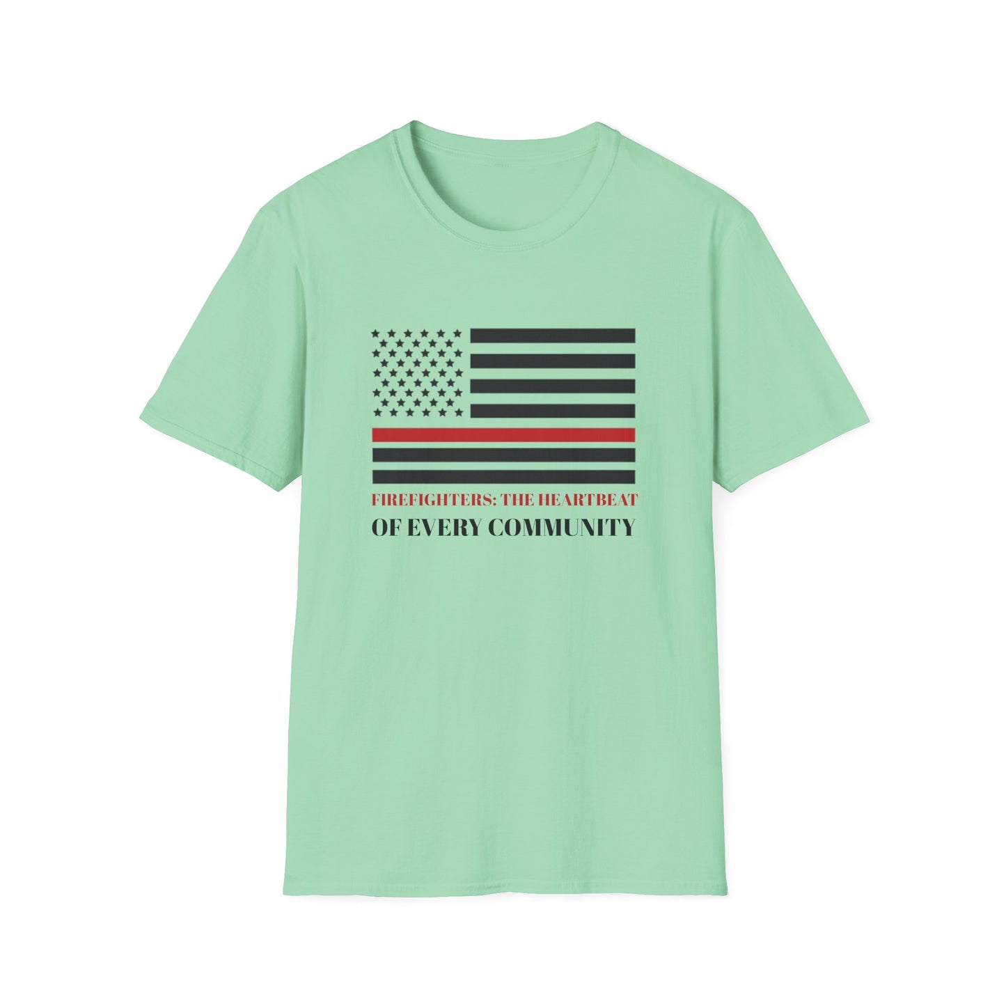 Firefighter Softstyle T-Shirt – Firefighters: The heartbeat of every community