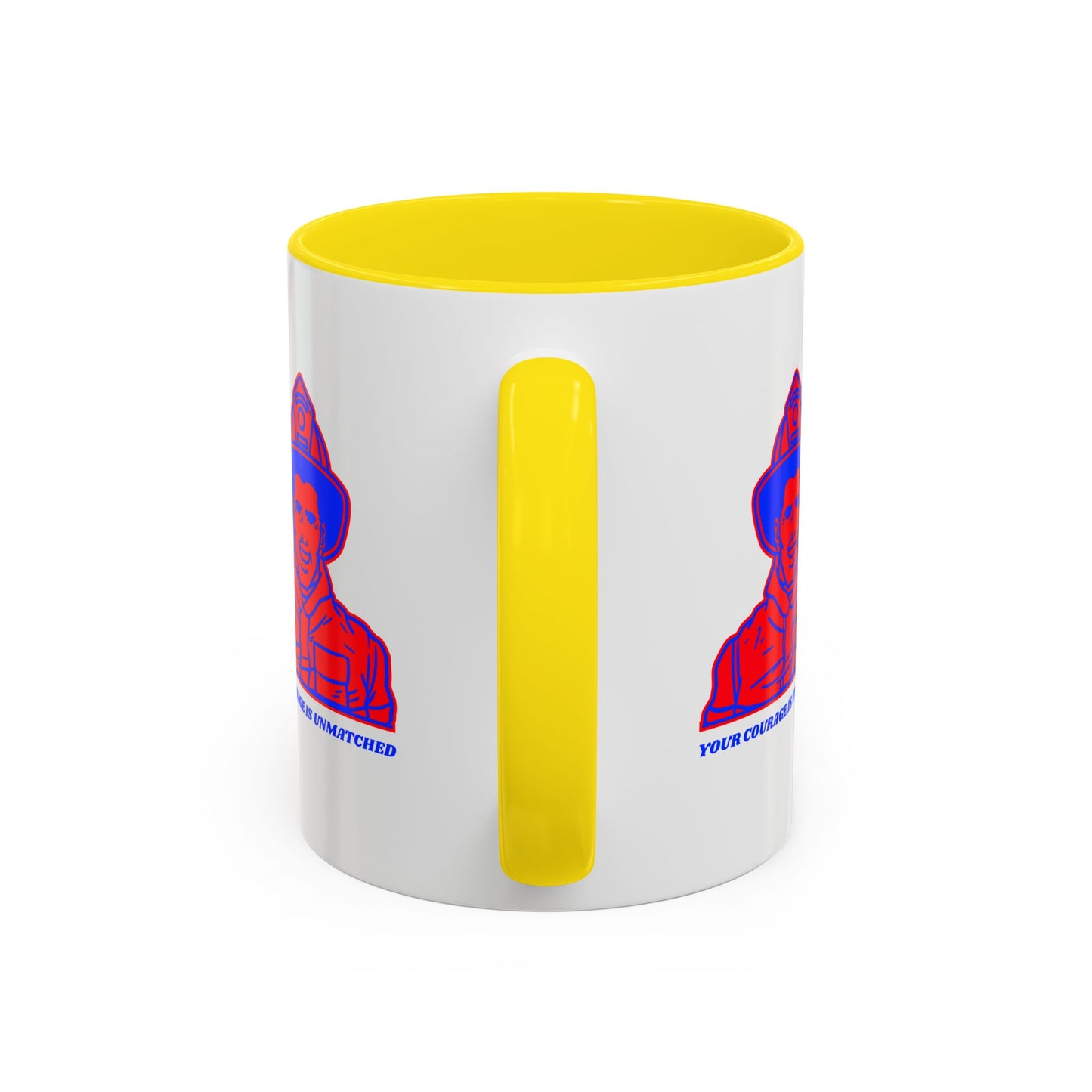 Firefighter Accent Coffee Mug – Your courage is unmatched