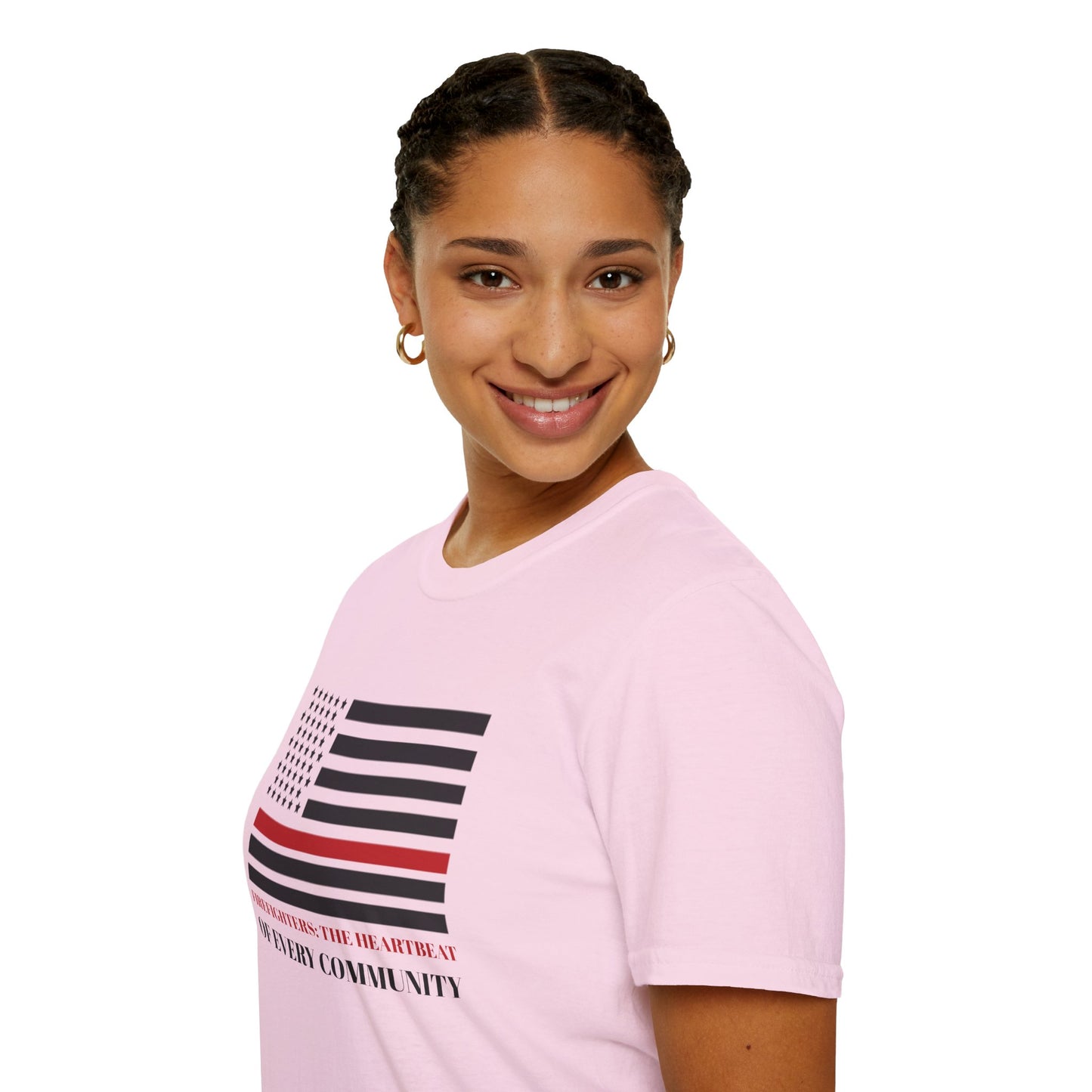 Firefighter Softstyle T-Shirt – Firefighters: The heartbeat of every community