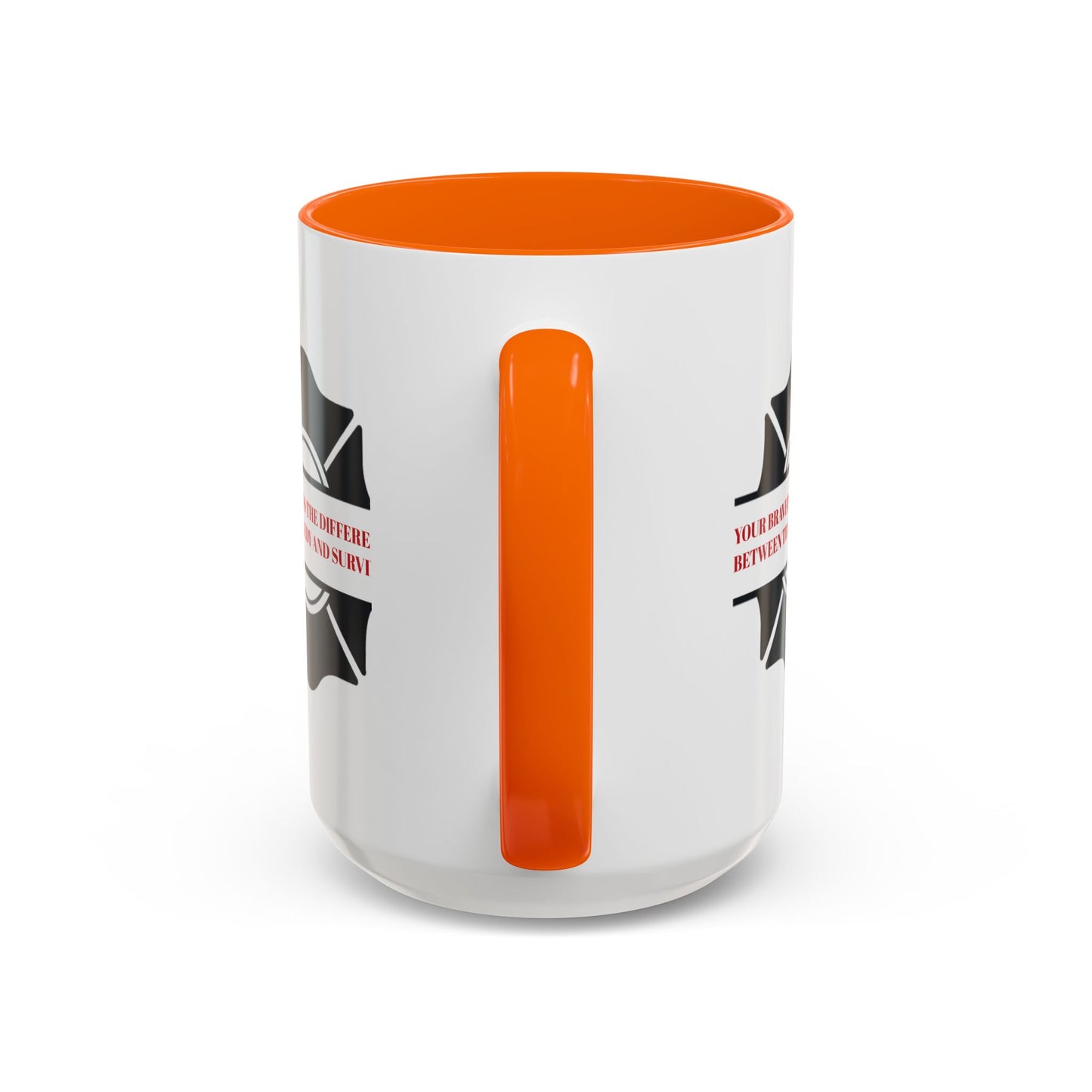 Firefighter Accent Coffee Mug – Your bravery is the difference between tragedy and survival