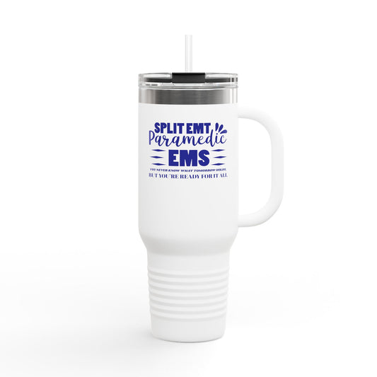EMS Insulated Travel Mug, 40oz - You never know what tomorrow holds, but you’re ready for it all