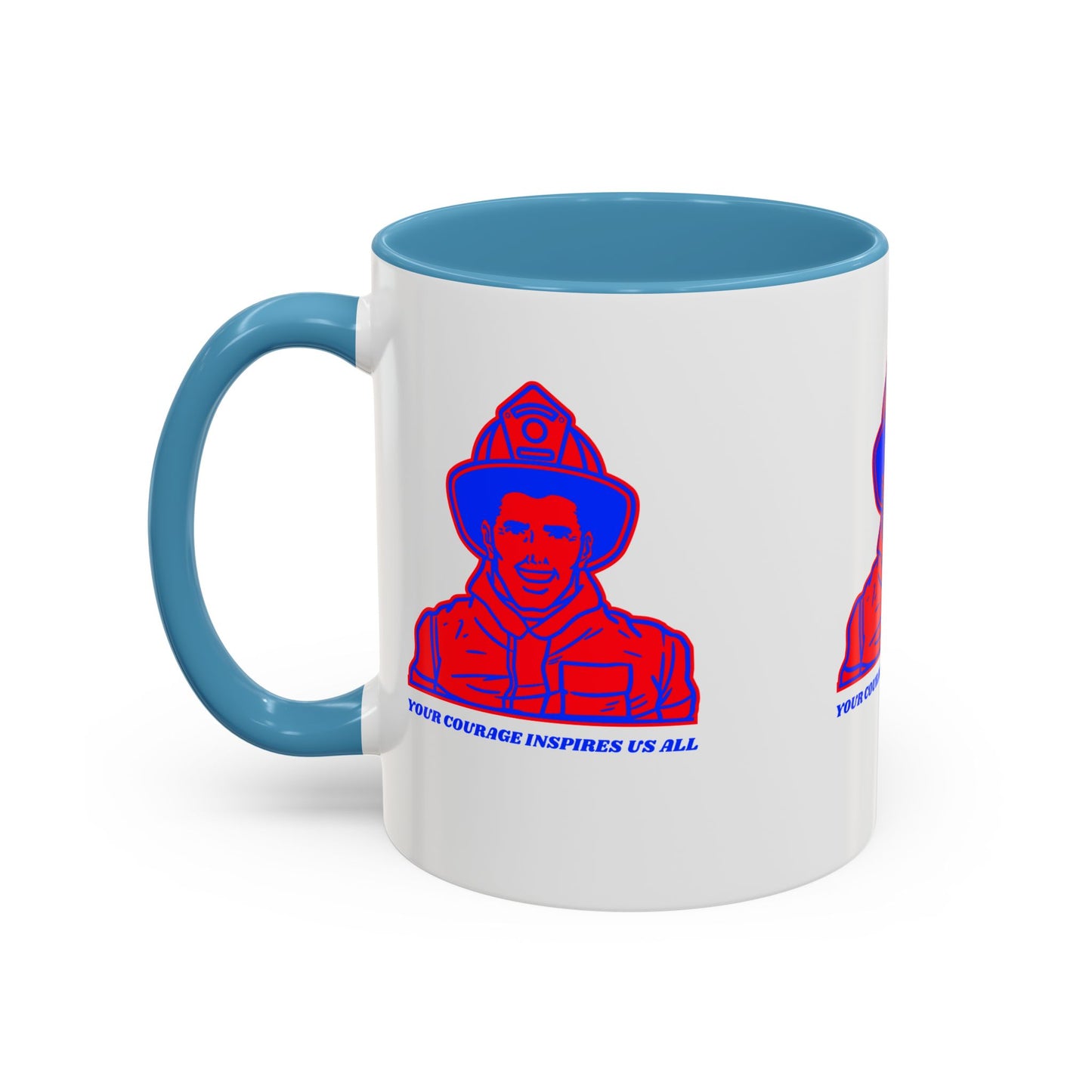 Firefighter Accent Coffee Mug – Your courage inspires us all