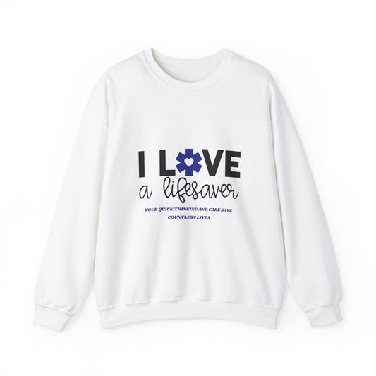 EMS Unisex Crewneck Sweatshirt – Your quick thinking and care save countless lives