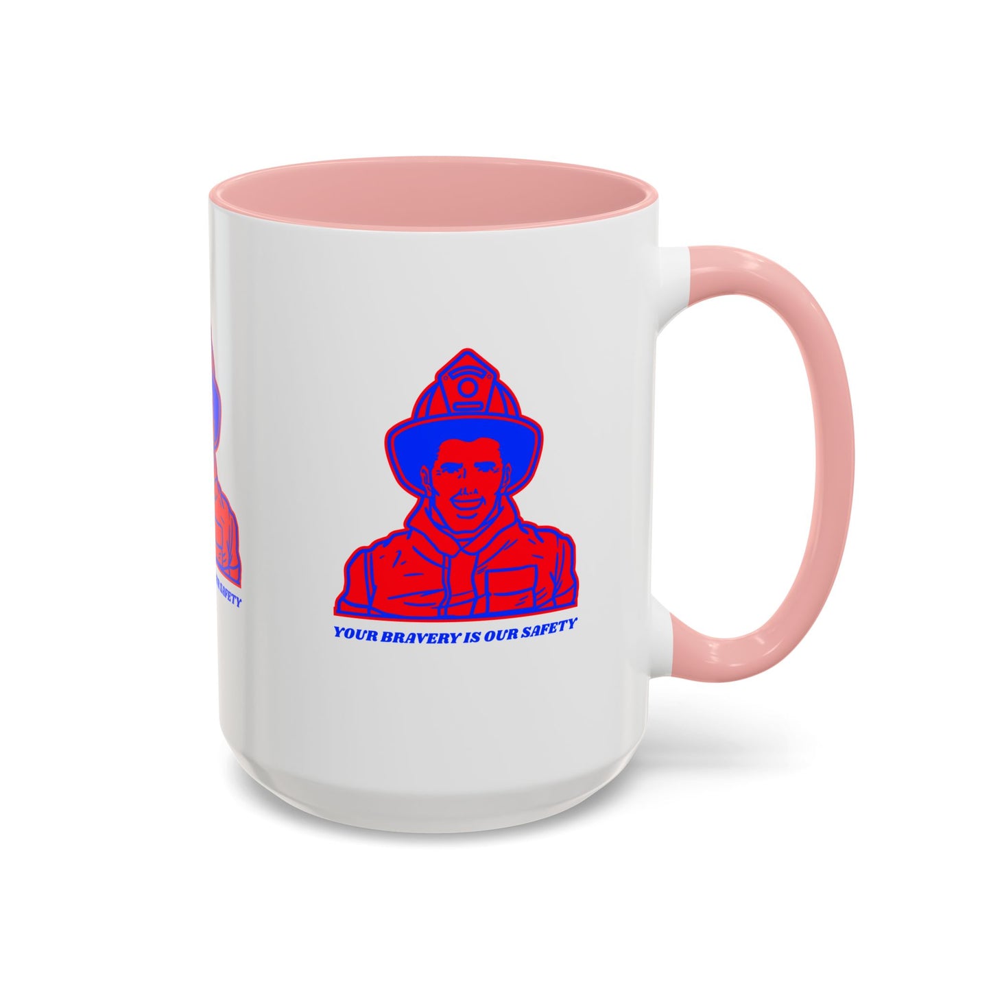 Firefighter Accent Coffee Mug – Your bravery is our safety
