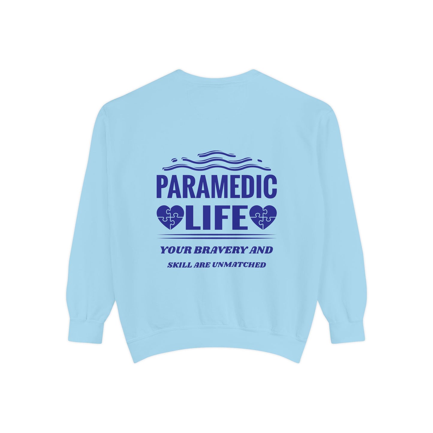 EMS Unisex Garment-Dyed Sweatshirt –Your bravery and skill are unmatched