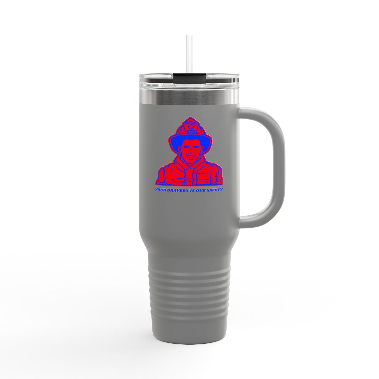Firefighter Insulated Travel Mug, 40oz – Your bravery is our safety