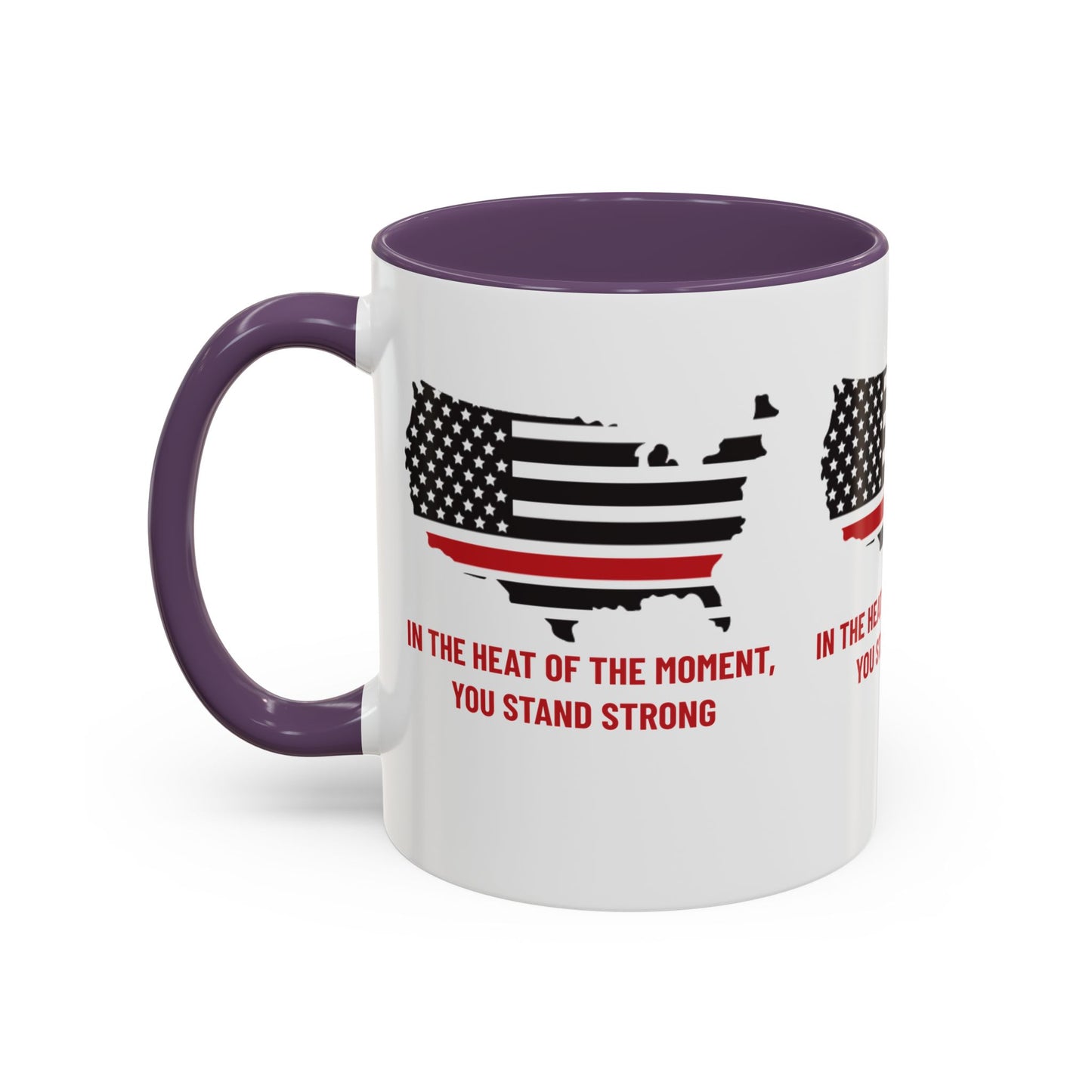 Firefighter Accent Coffee Mug – In the heat of the moment, you stand strong
