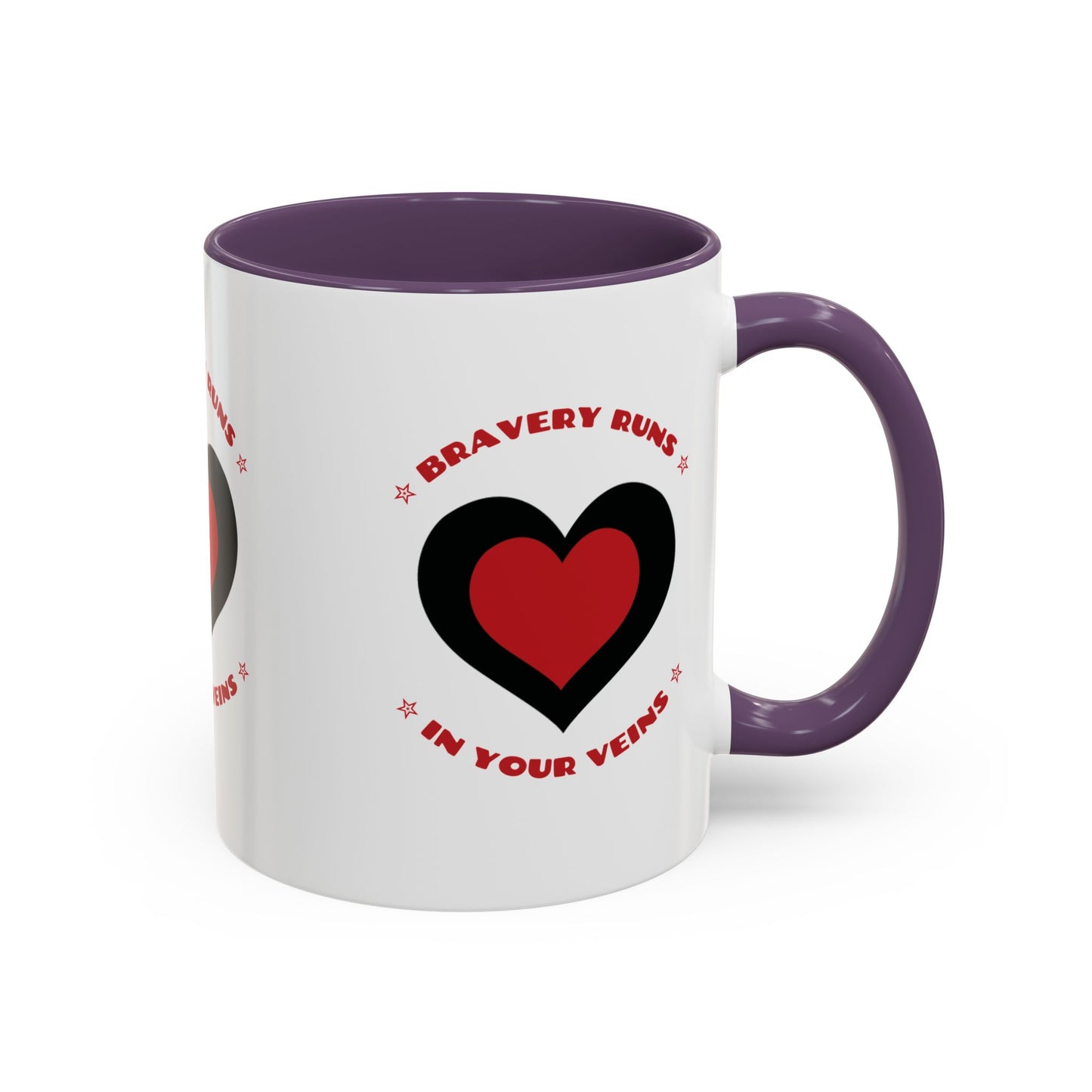 Firefighter Accent Coffee Mug – Bravery runs in your veins