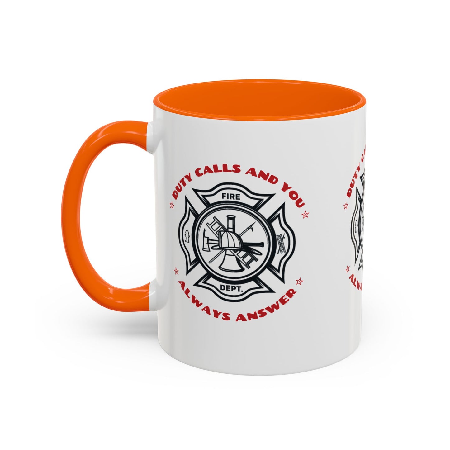 Firefighter Accent Coffee Mug – Duty calls, and you always answer
