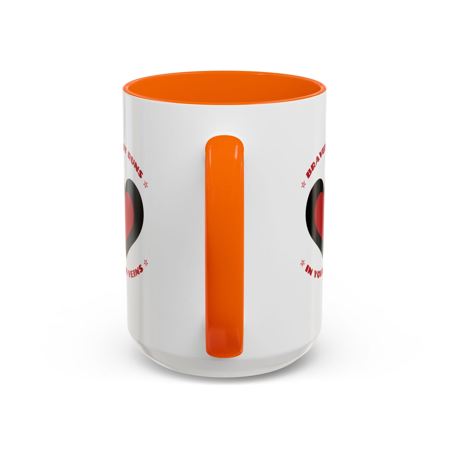 Firefighter Accent Coffee Mug – Bravery runs in your veins